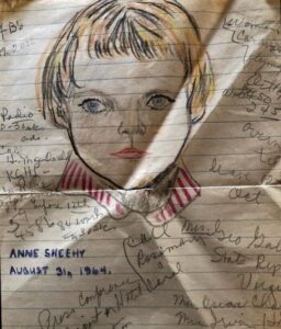 Drawing of Anne Sheehy
